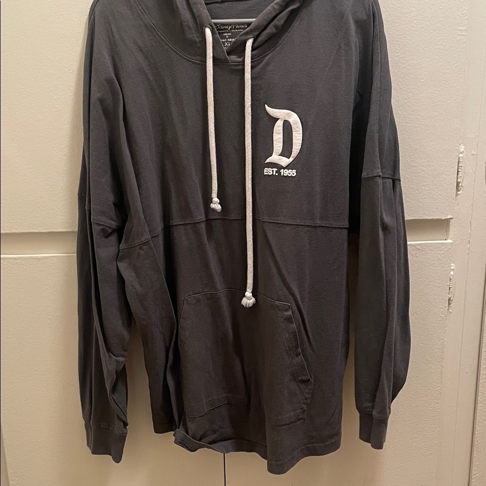 Dark Gray Hoodie with Embroidered Logo